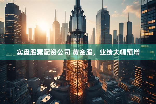 实盘股票配资公司 黄金股，业绩大幅预增